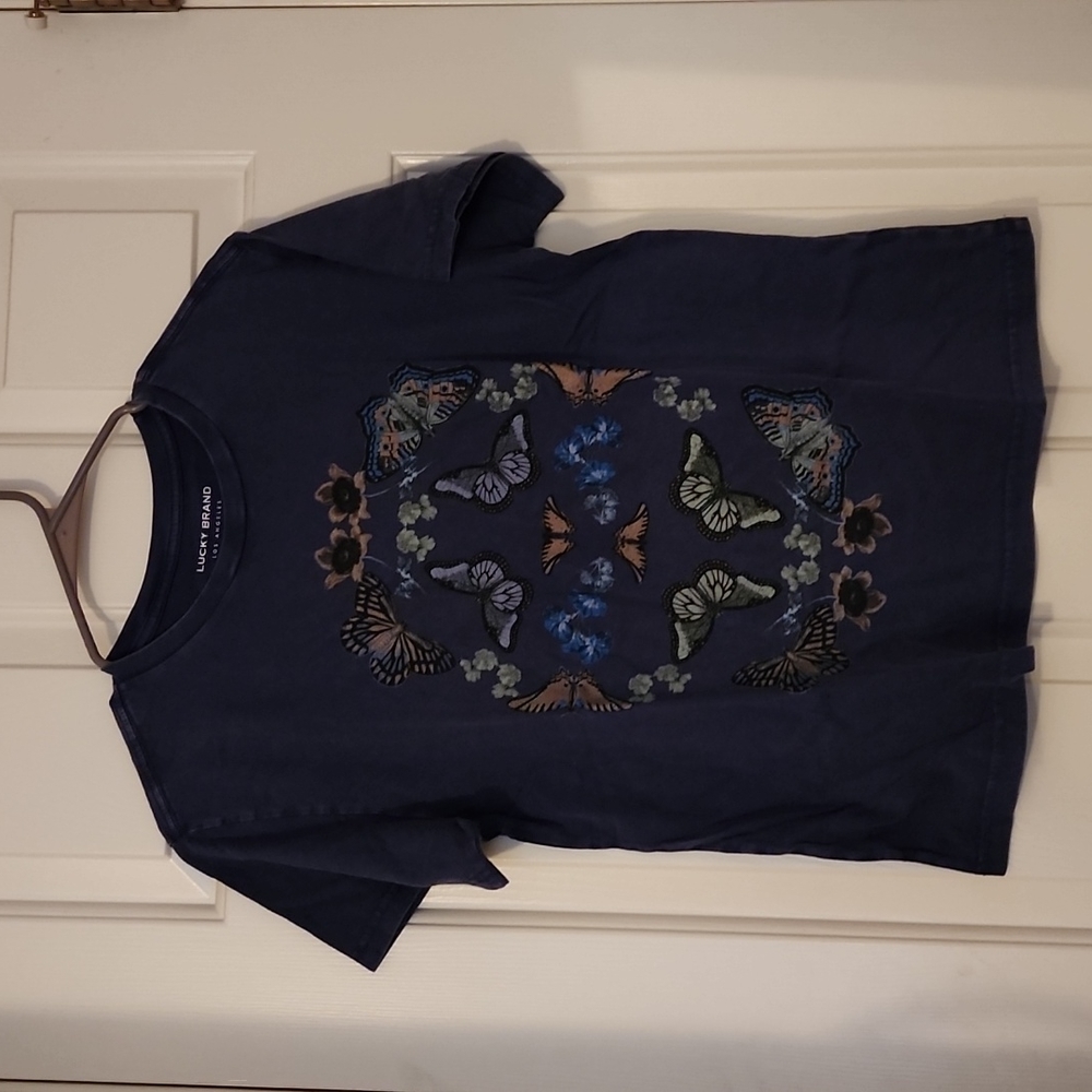 Lucky Brand graphic tee, small, new with tags